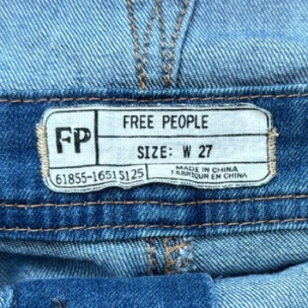 ❣️HOST PICK❣️Free People Denim Overalls Button Front - Picture 6 of 8